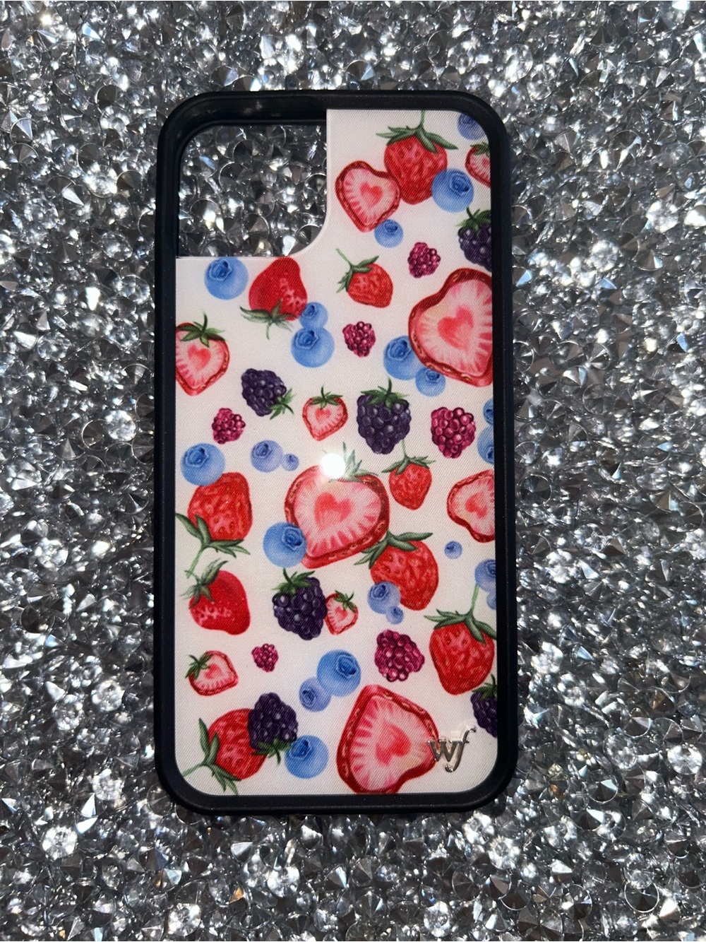 Floral Fruit iPhone 15 Plus Case - Pink Multi